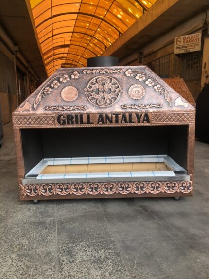Bakır Ocakbaşı Mangal - Kapalı Model