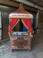 Bakır Işlemeli Kumda Közde Türk Kahve Arabası